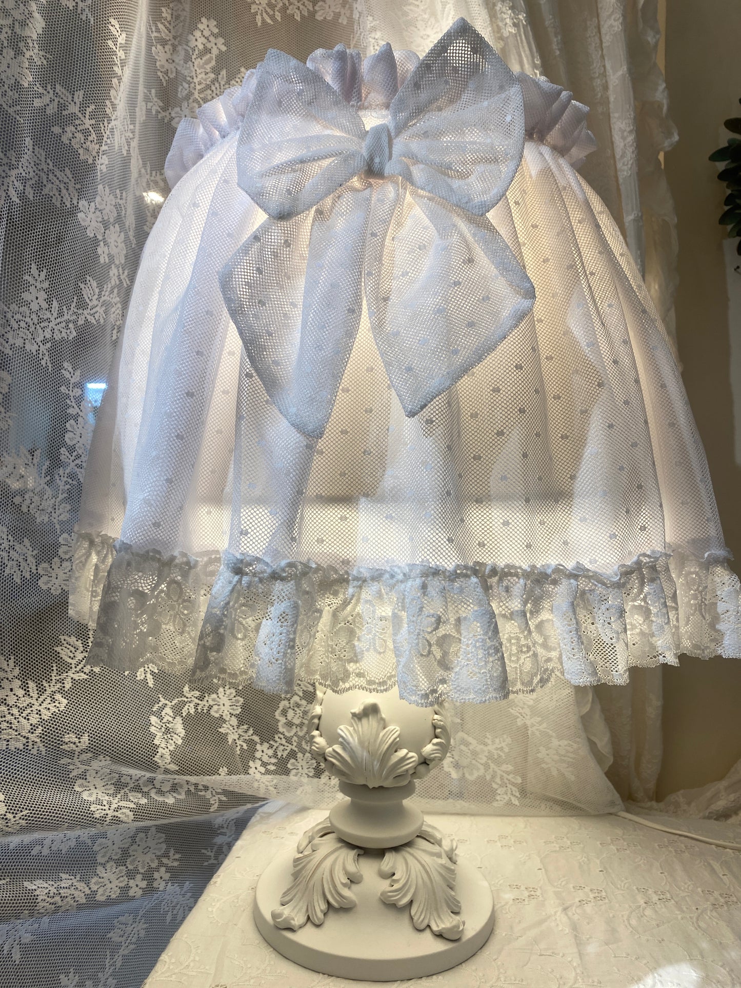 Lampada con rivestimento sartoriale