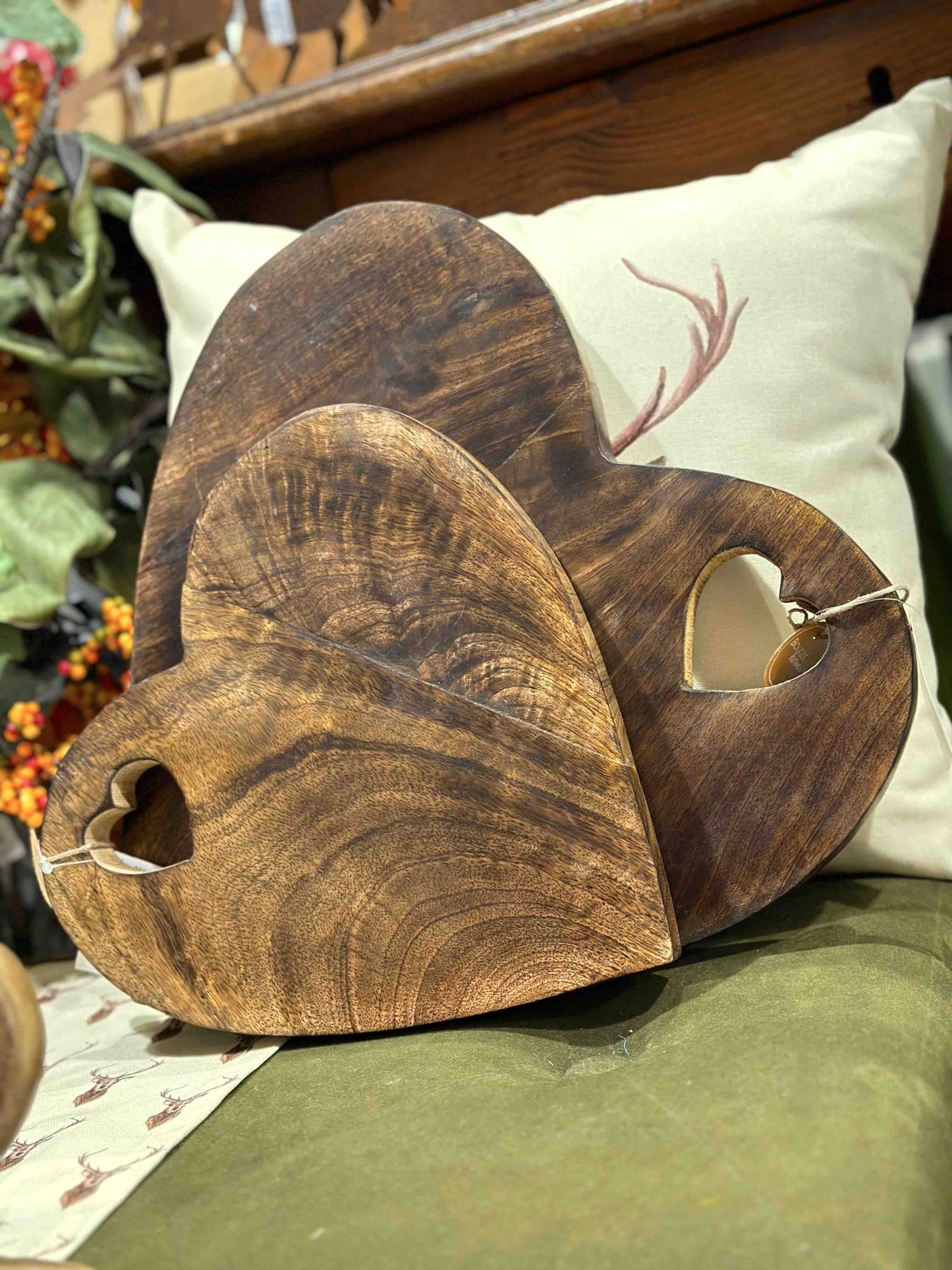 TAGLIERE CUORE LEGNO BOLTZEN PICCOLO 24X24