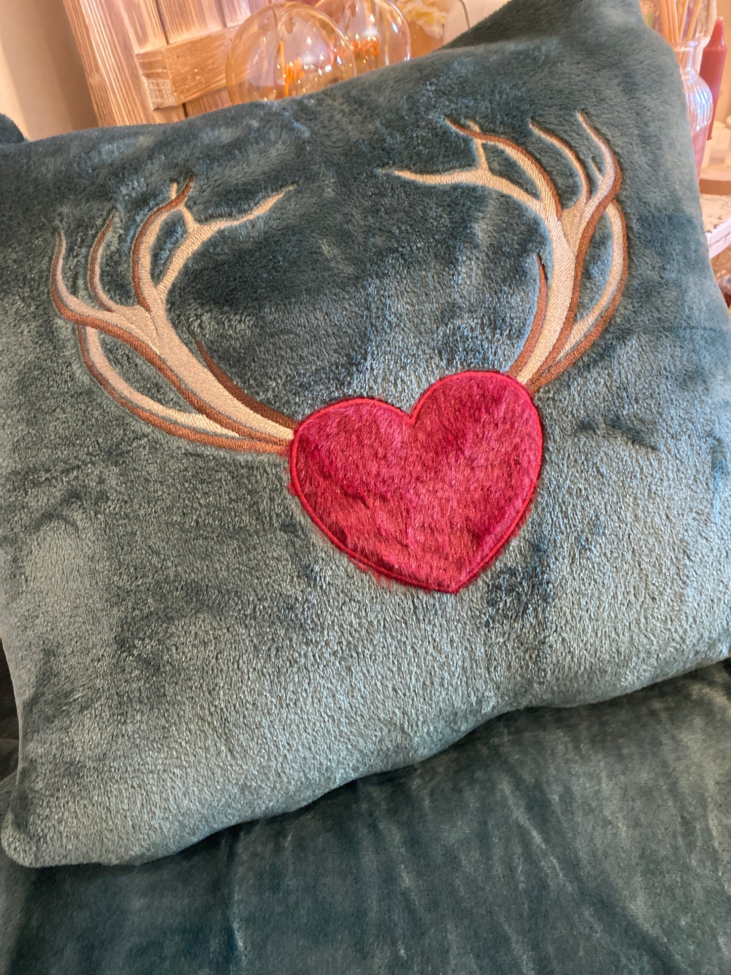 Set plaid con cuscino abbinato