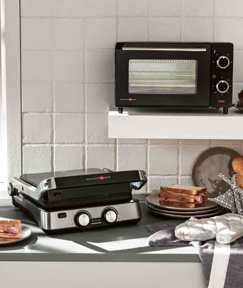 BRANDANI GRILL APRIBILE C/DOPPIA PIASTRA ANTIADER TEC COL INOX/PP/PF BRANDANI_52205