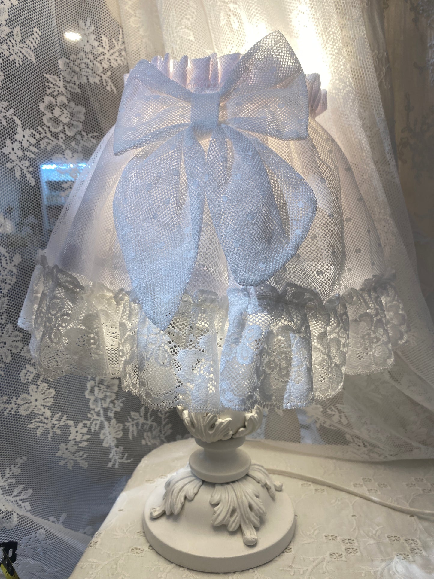 Lampada con rivestimento sartoriale