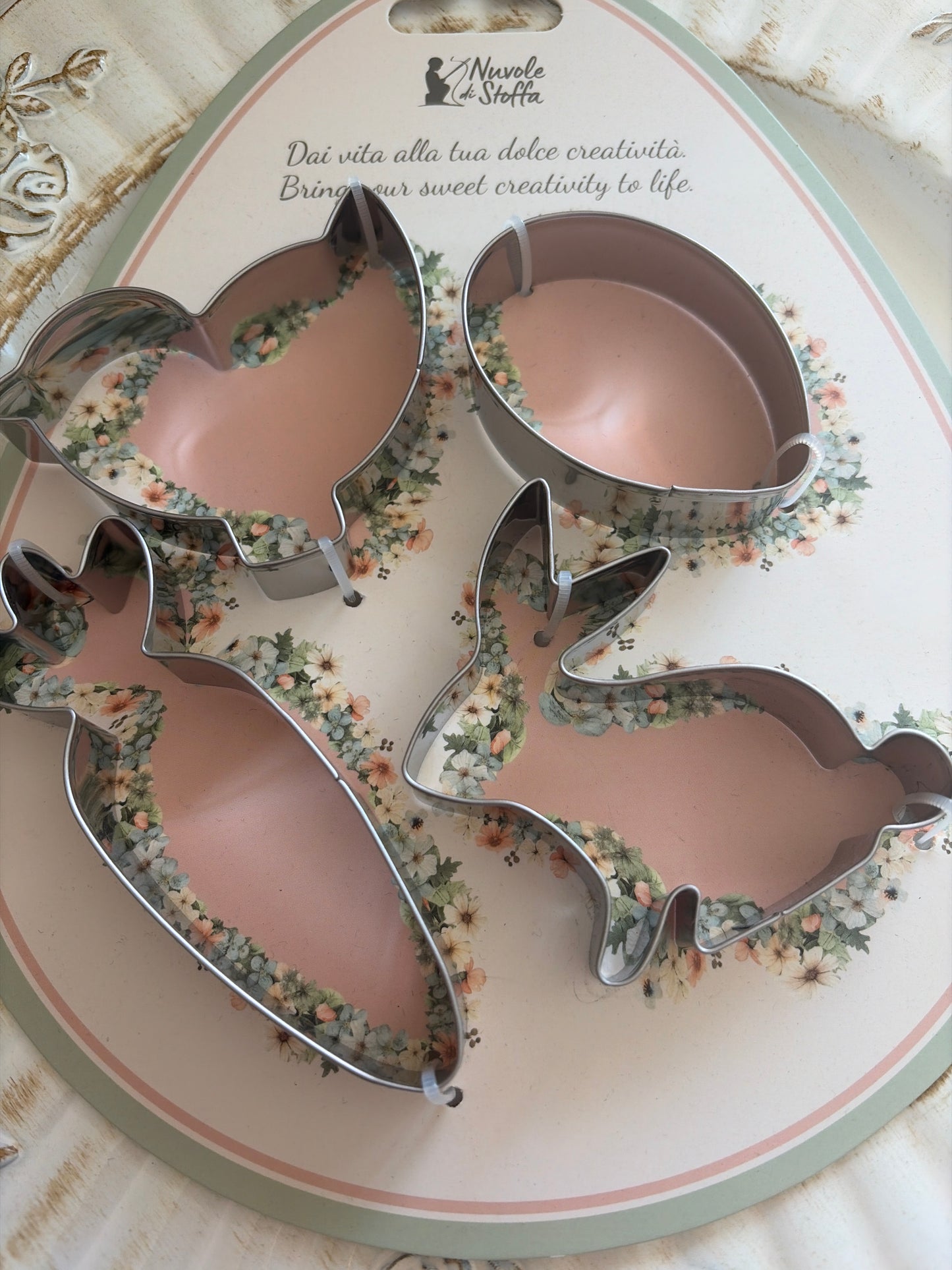 Nuvole di Stoffa Set 4 Stampi Forme Pasquali PePen