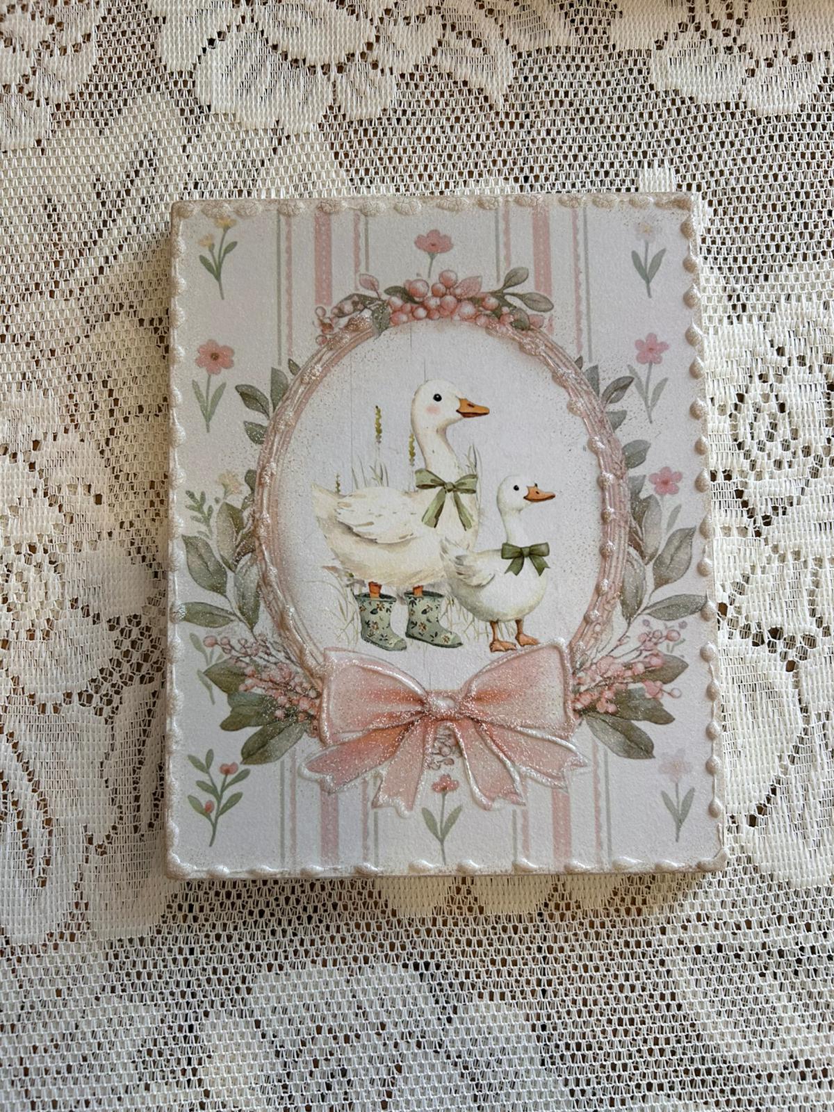Quadro decorativo con ochette 20x25 Cesaria Arte