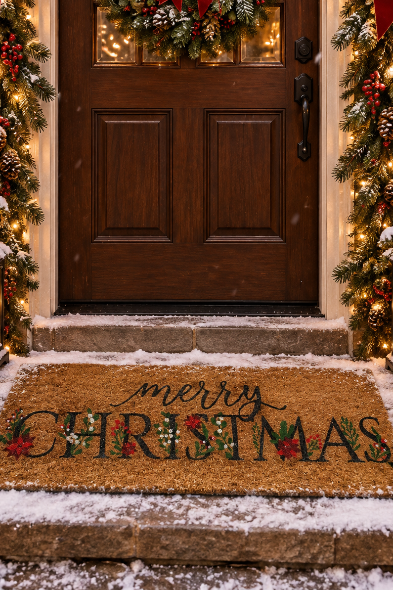 ZERBINO MERRY CHRISTMASS MISURA 120x40