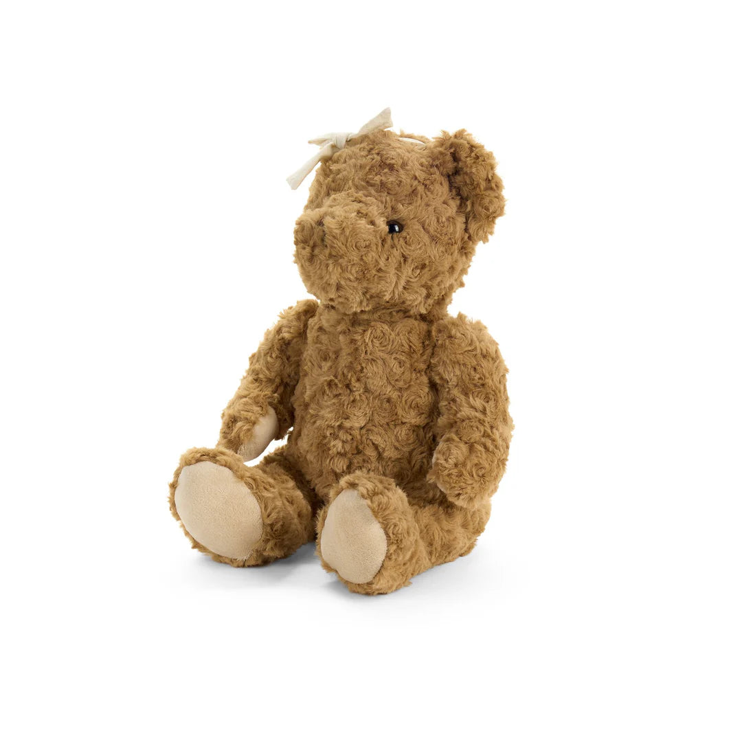 Nuvole di Stoffa Orsetta peluche marrone con fiocco "Sweer Bear" 25 cm