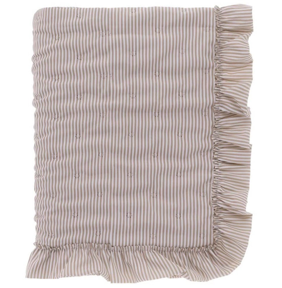 Trapunta letto singolo con set copriguanciali blanc Maricló