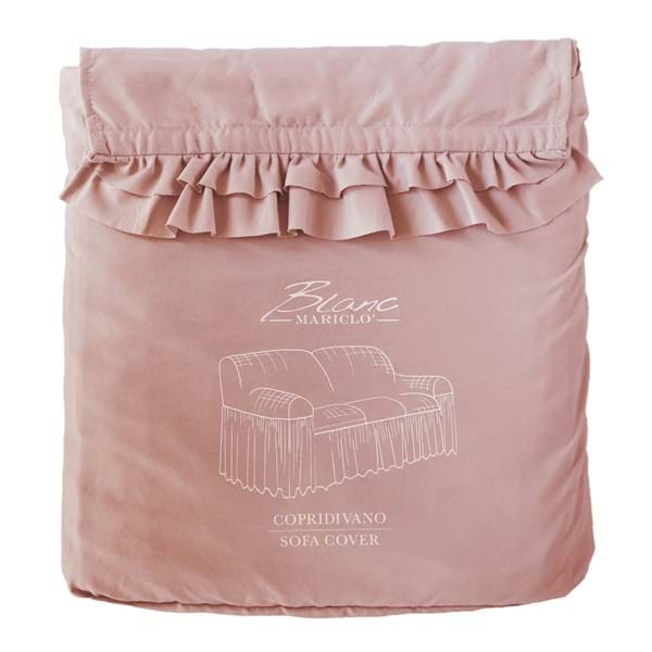 COPRIDIVANO CON GALA ROSA 160 X 280 X 50 A3492299RO