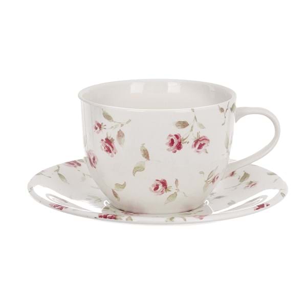 TAZZA JUMBO CON PIATTINO 490 ML A35188