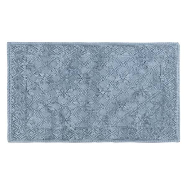 TAPPETO BLANC MARICLO' COLORE AZZURRO JACQUARD 1300GSM 45 X 75 A3750699AZ