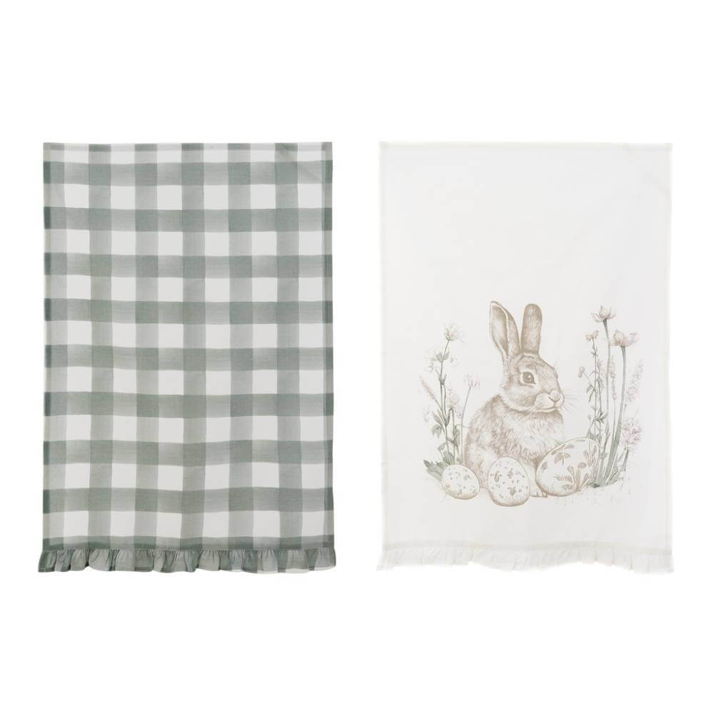Blanc Mariclo Canovaccio con Gala 50×70 cm – Le Jardin des Lapins 8016012731629