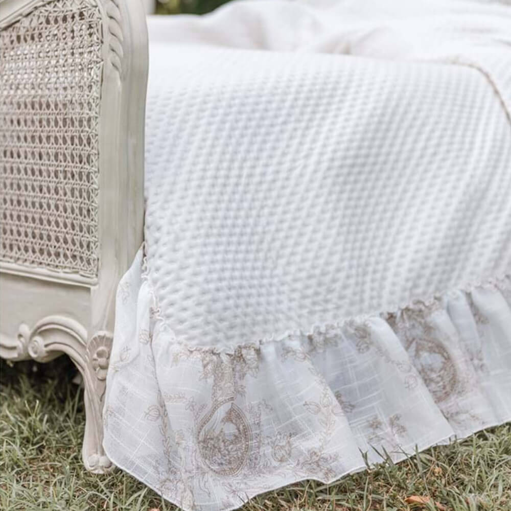 Blanc Mariclò Trapunta Matrimoniale Fru Fru con Gale 8016012736532