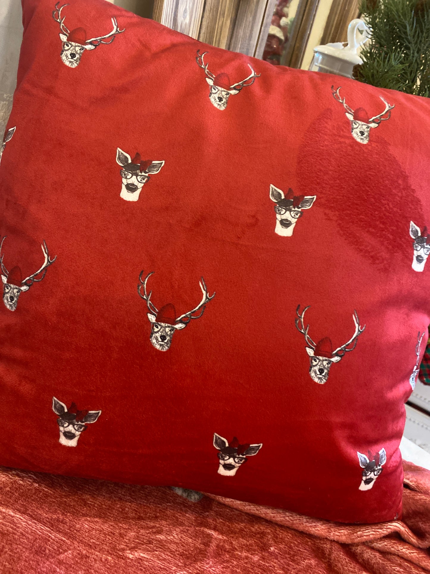 Set plaid con cuscino