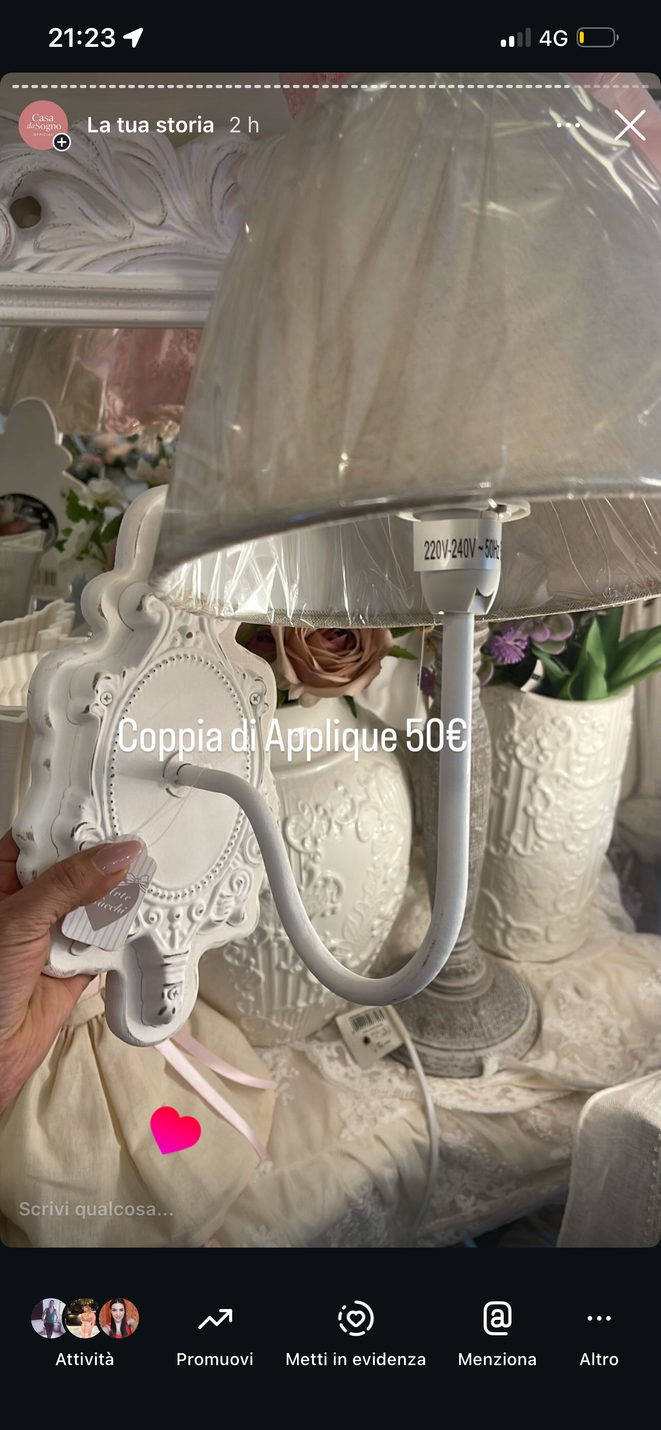 Coppia di applique in legno misura 17x27