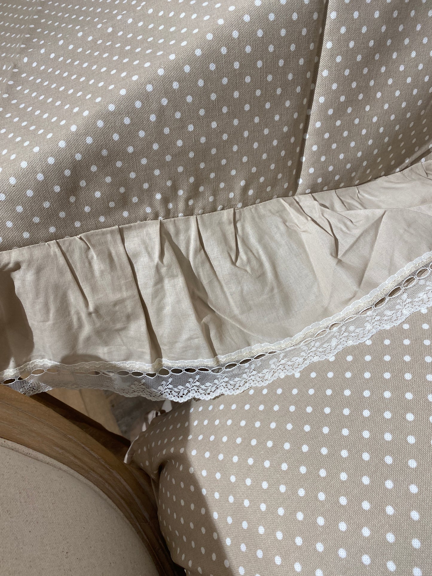 C.Tavolo 100% cotone misura disponibile 100+15la balza