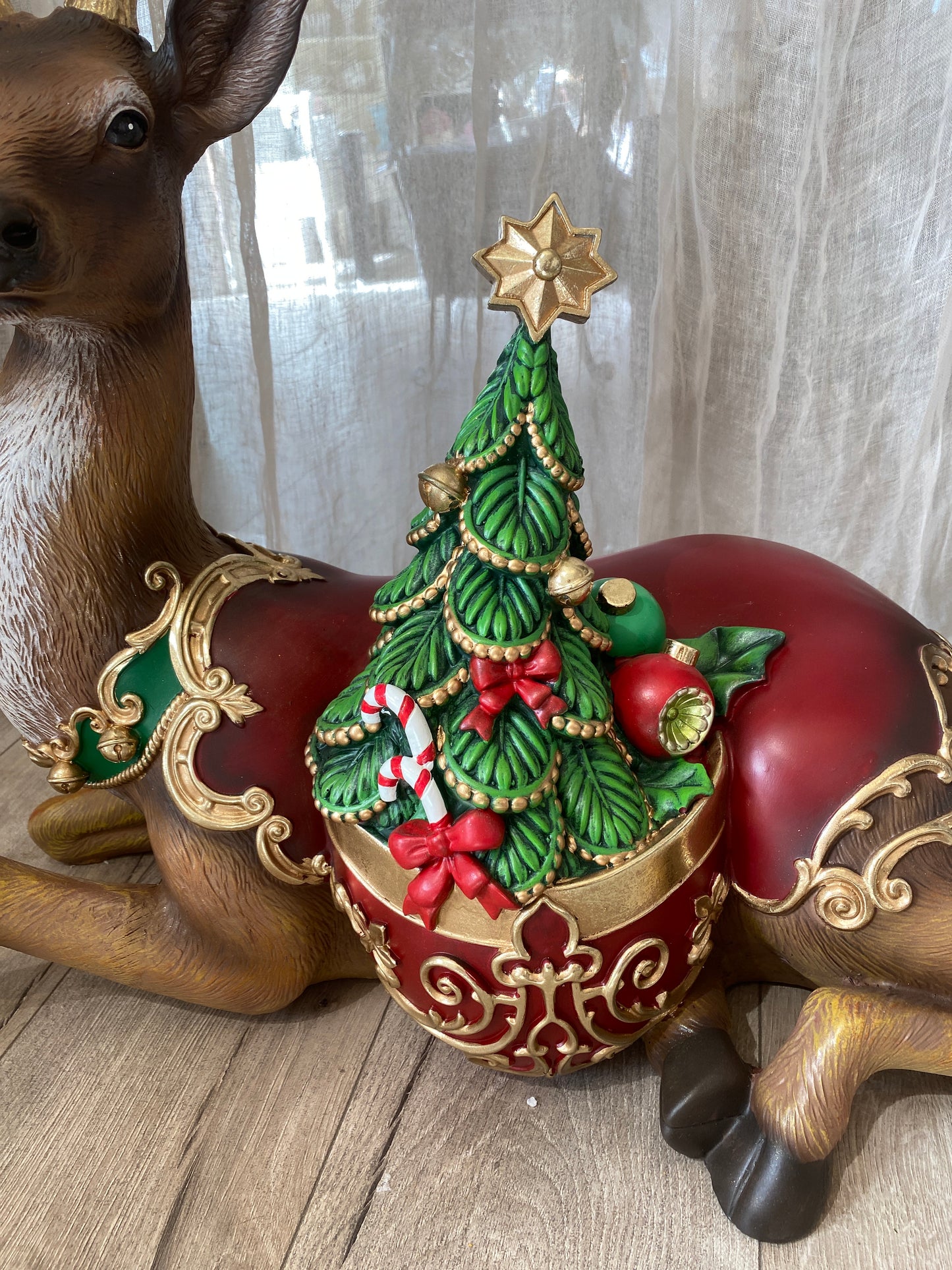 Renna con albero merry Christmass Brandani