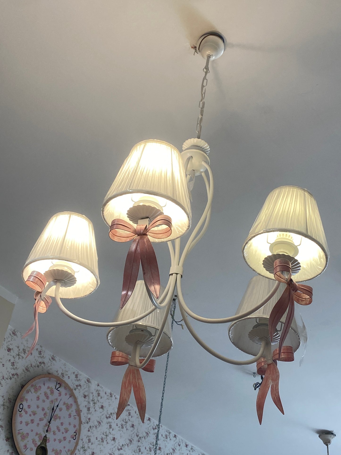 Lampadario fiocco in fiocco