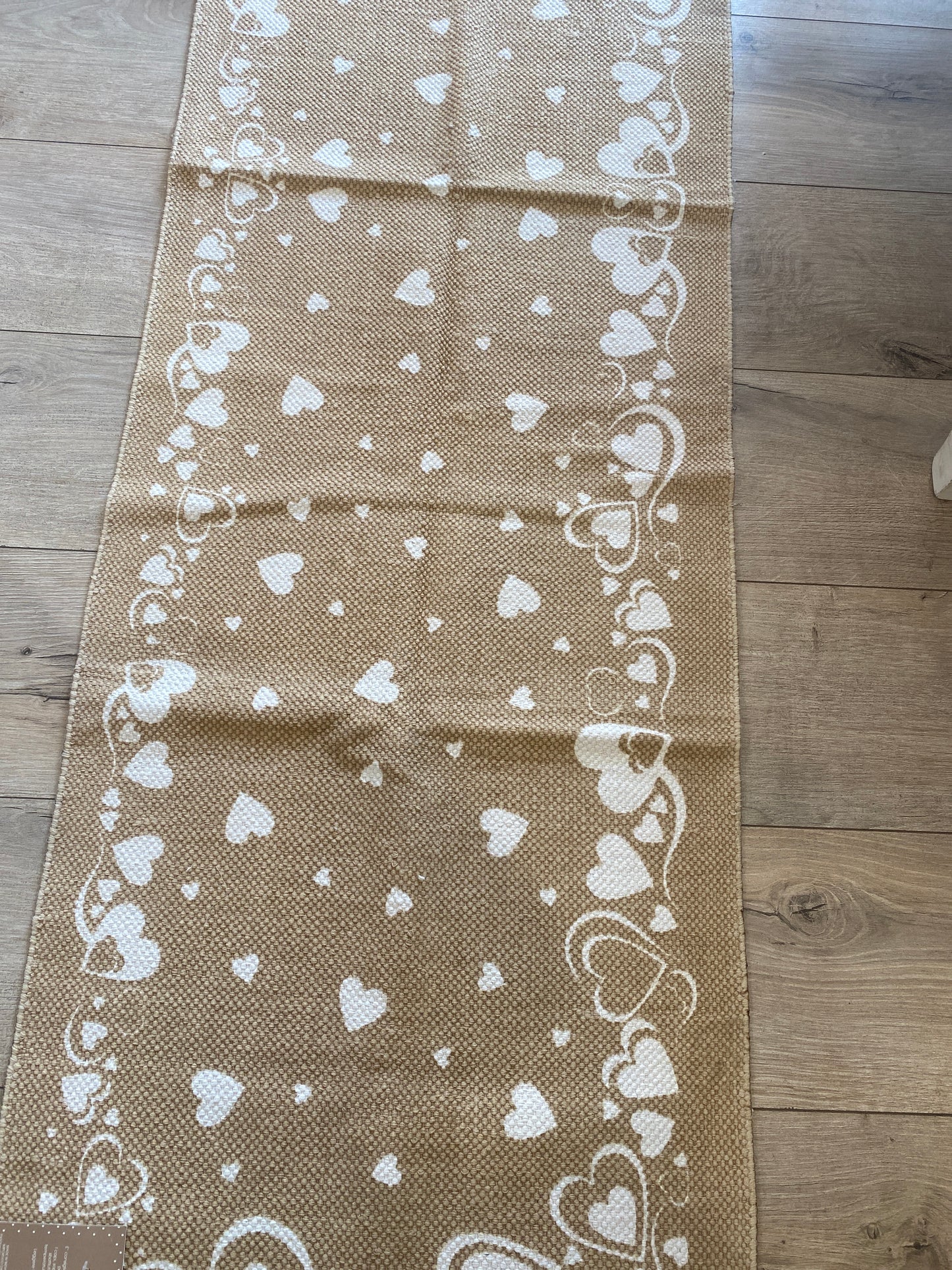 Tappeto con cuori antiscivolo