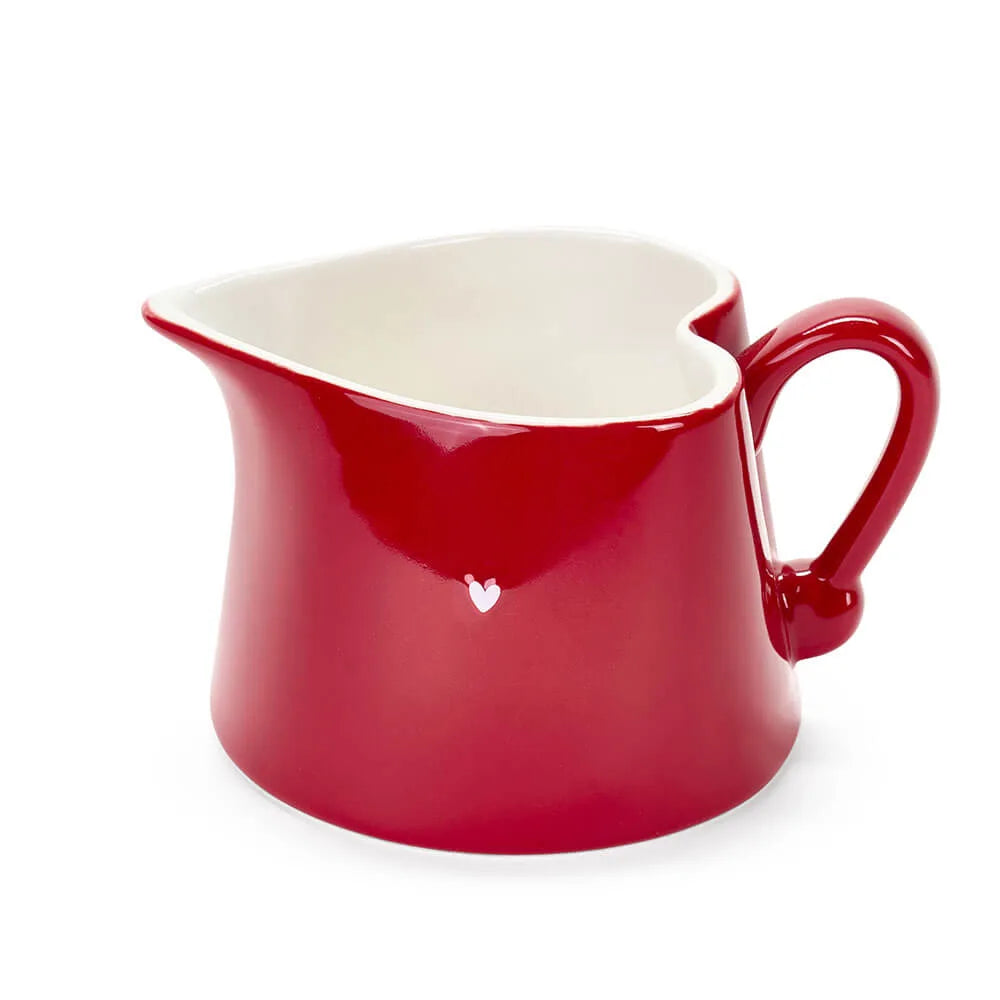 Nuvole di Stoffa Lattiera Cuore Porcellana 425 ml – Storia di Natale 8055400653525 CLC250916A