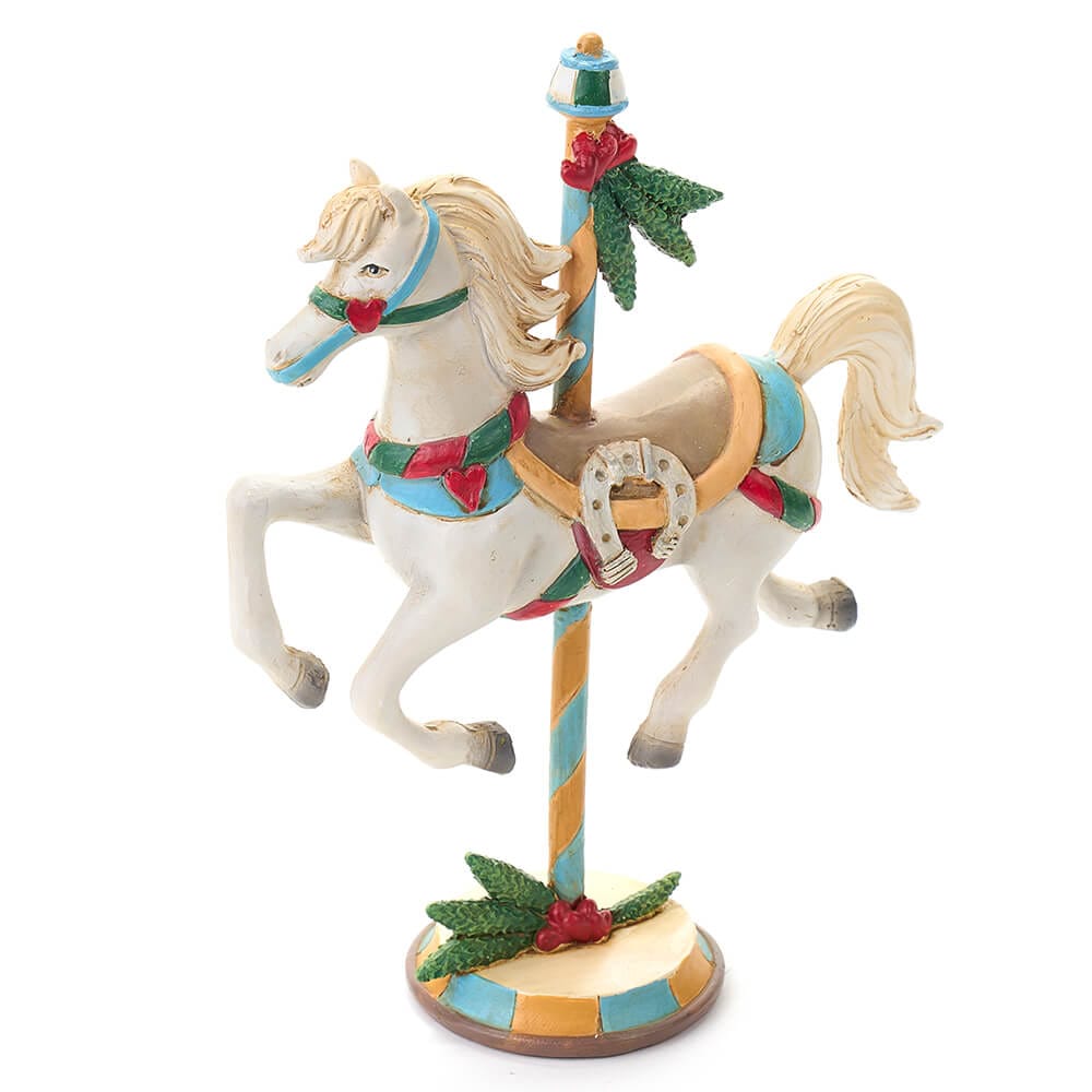 Nuvole di Stoffa Cavalluccio Resina 22 cm La Giostra di Amelie