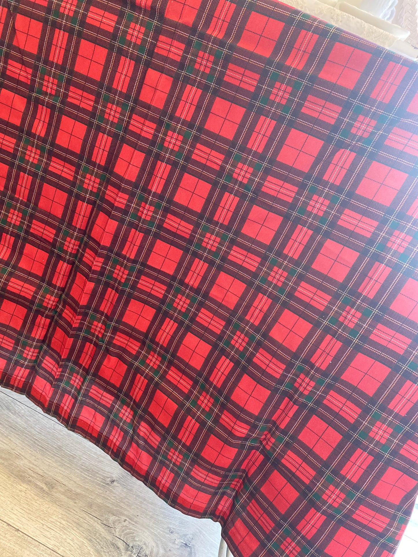 Tovaglia rettangolare tartan Brandani misura 160x300