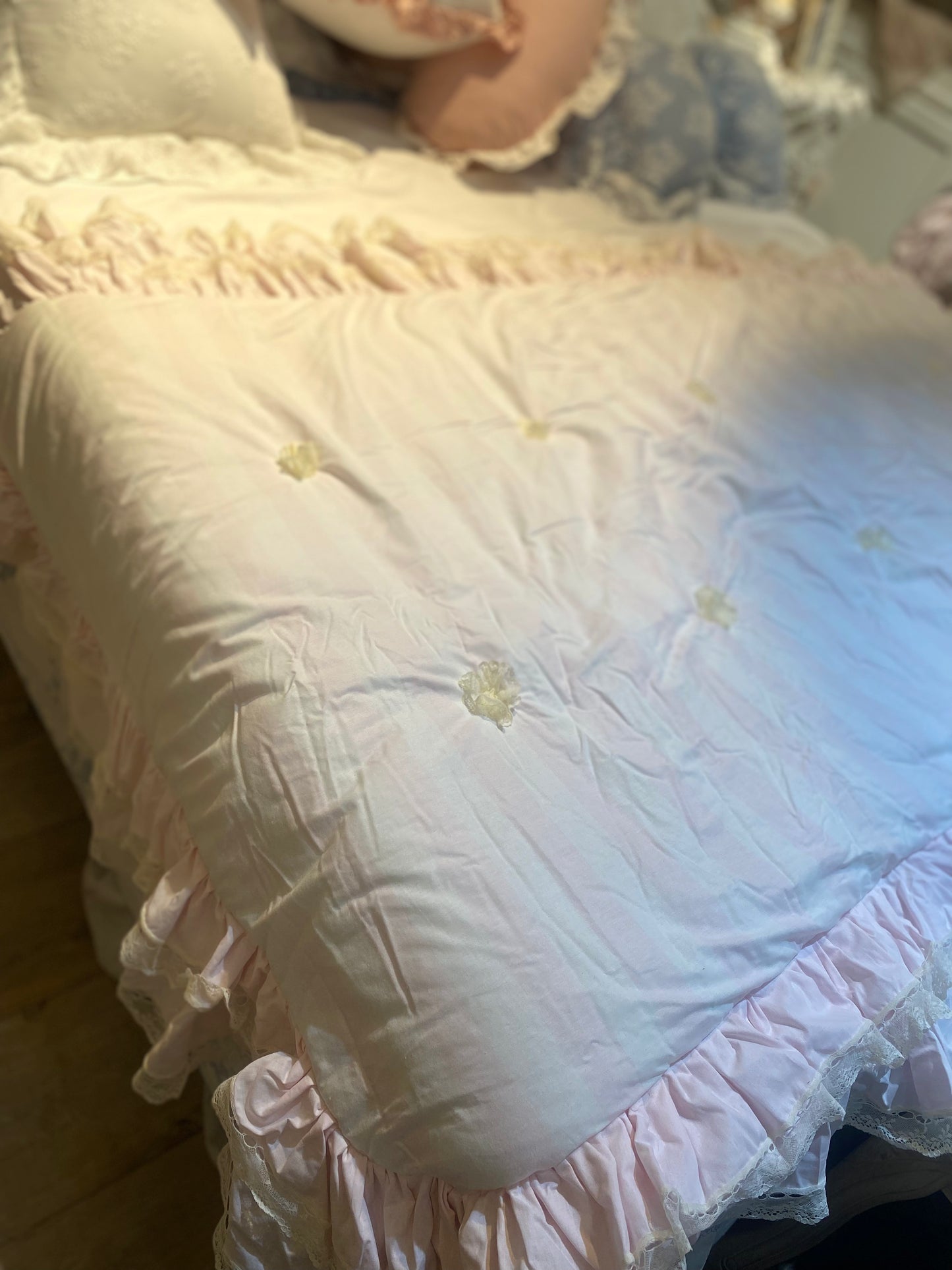 Fondo letto shabby