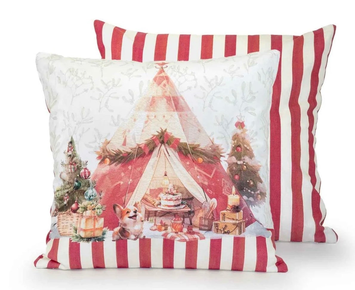 CUSCINO ARREDO CHRISTMASS DAY MISURA 45x45 SFODERABILE