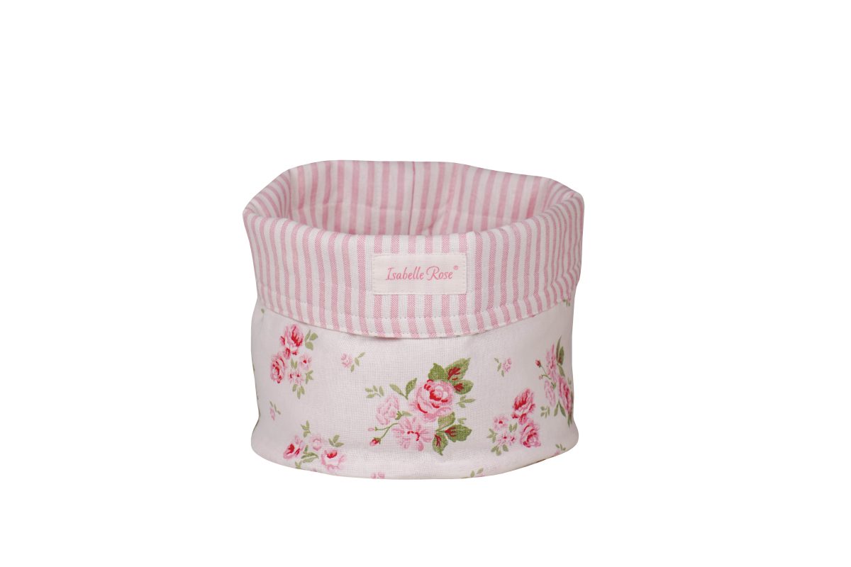 Cestino per il pane in tessuto Lucy 21×17 cm Isabelle Rose