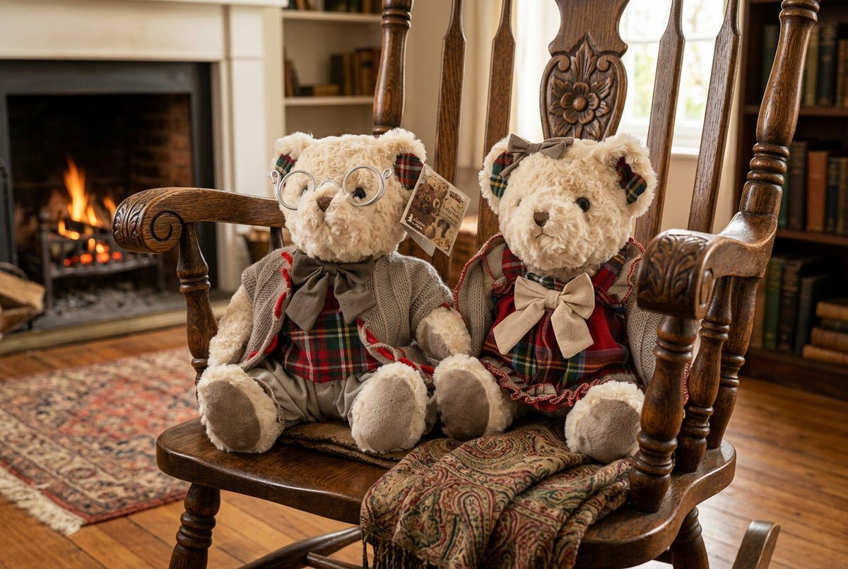 Coppia di Teddy misura 25 h