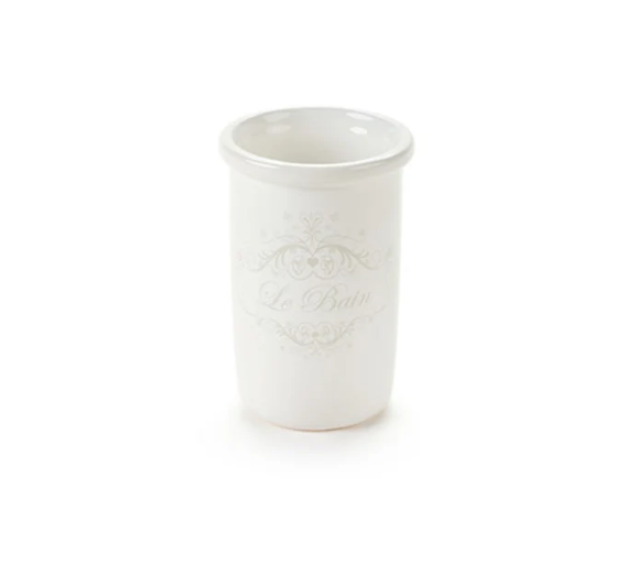 Nuvole di Stoffa Porta spazzolini in ceramica Shabby