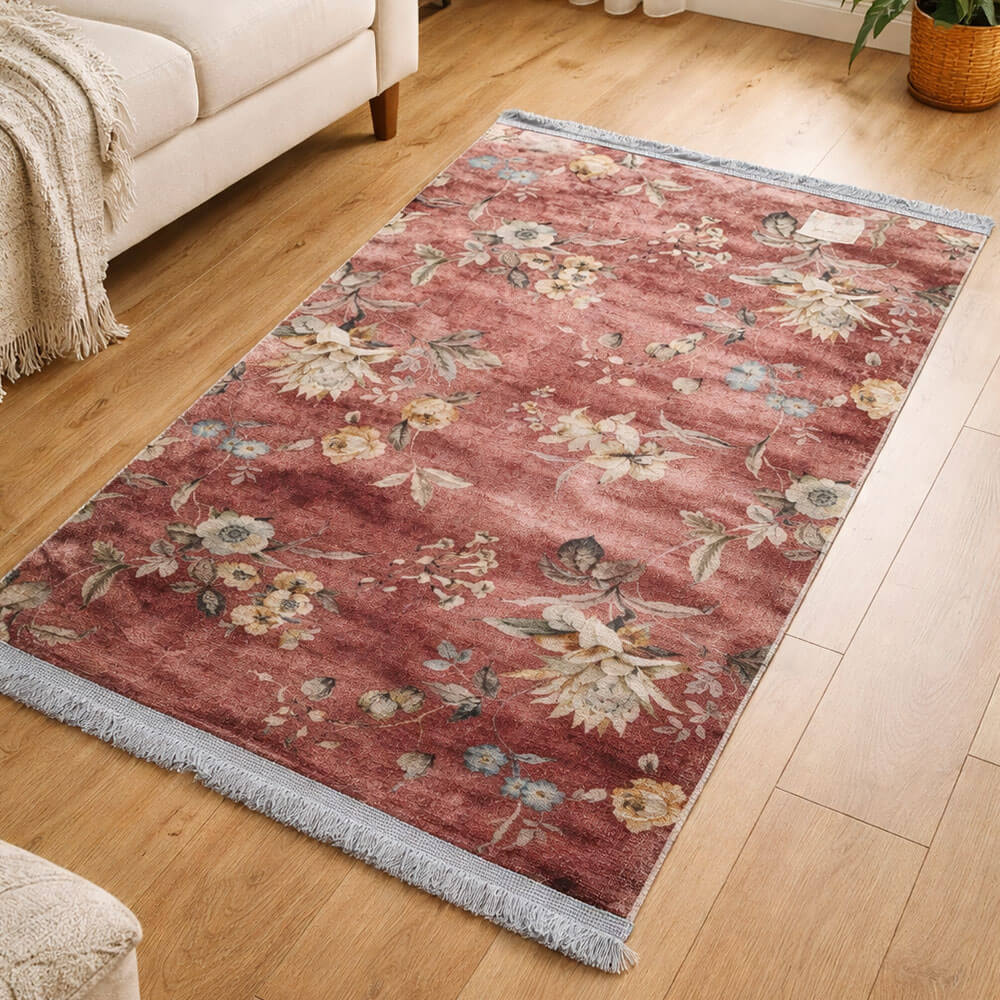 L’Atelier 17 Tappeto Bloom Prugna 5 dimensioni