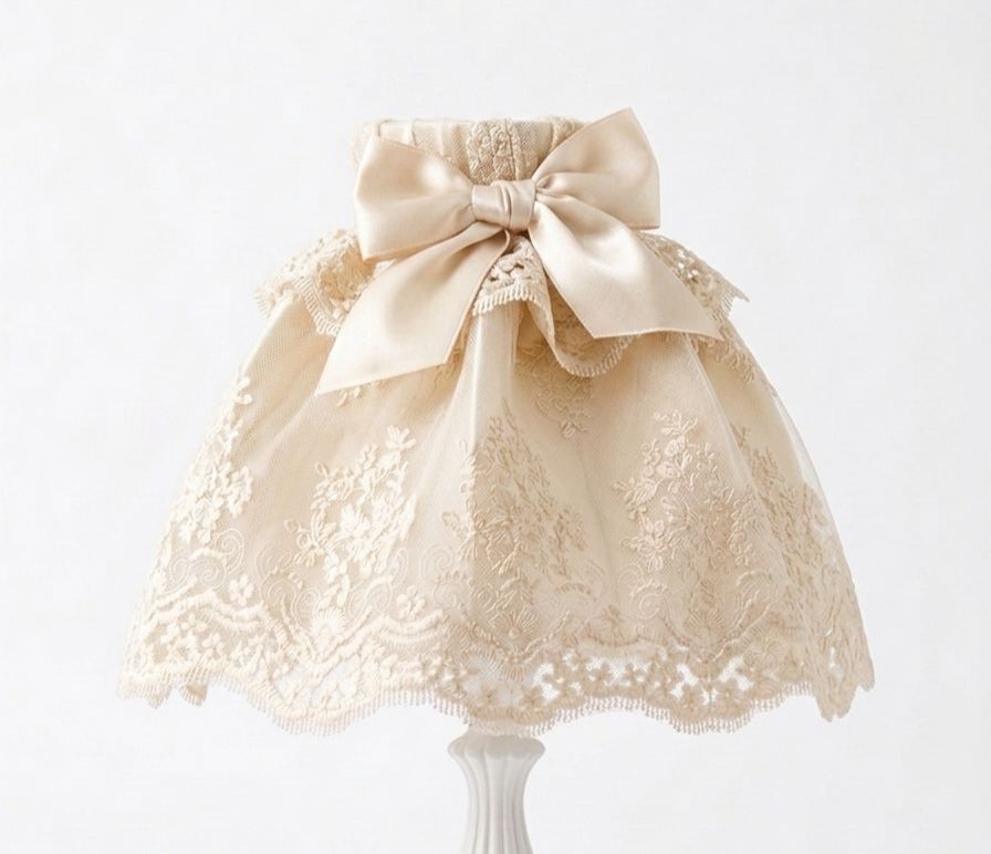 Cupola abat-jour e piantana "OfficinaTessile" beige