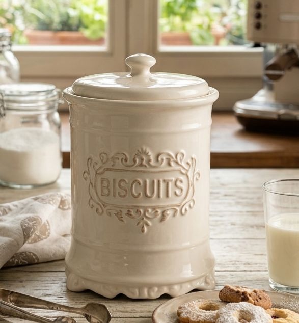BARATTOLO BISCOTTI IN CERAMICA TF-86 L'ARTE DI NACCHI