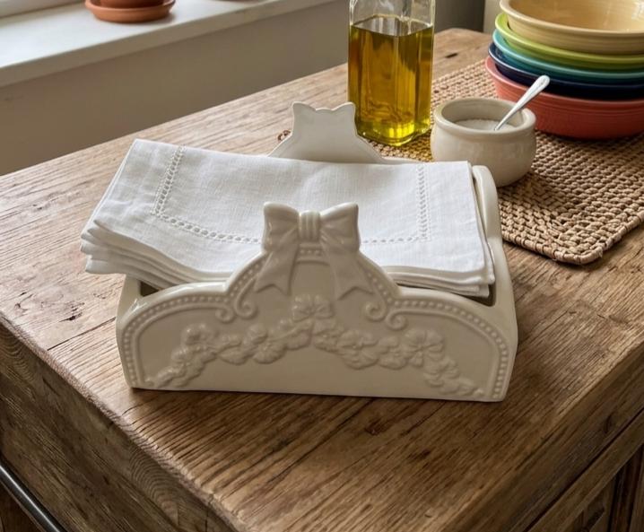 PORTATOVAGLIOLI IN CERAMICA TF-90 L'ART DI NACCHI
