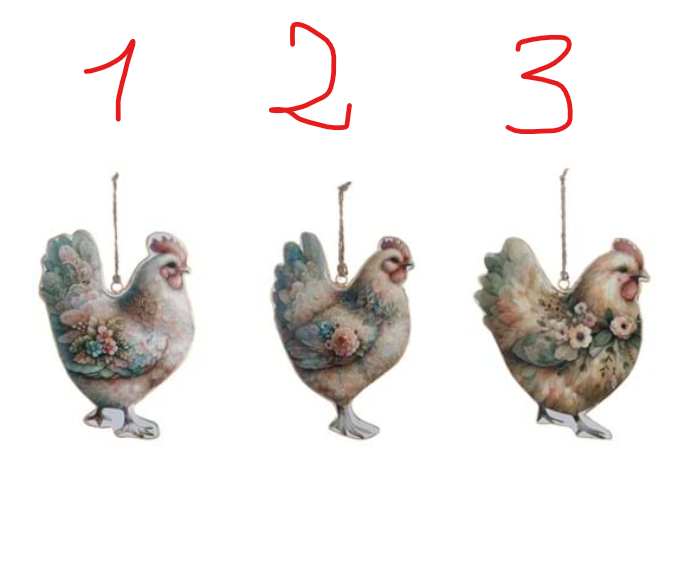 DECORO GALLINA ASS. A39979