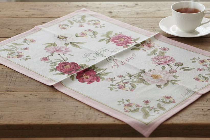 Canovaccio peonia Pink 50 * 70 cm Isabel rose