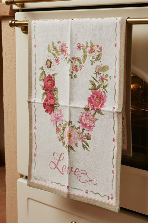 Canovaccio peonia green 50*70cm