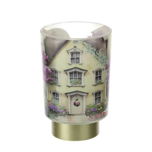 Hervit art. 29964 lampada vetro Cottage gialla dia.10x15cmviene aperta una nuova finestra o scheda N