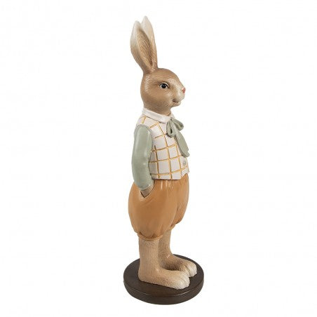 statuetta decorativa Coniglio 23 cm Marrone