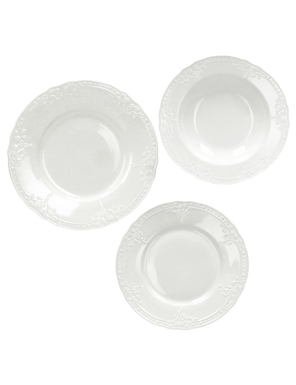 SERVIZIO PIATTI DA 18 PZ RICORDI NEW BON 51280