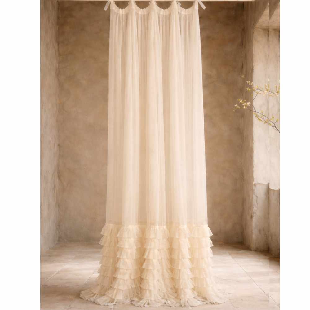 Atelier 17 telo tenda VALZER avorio 140x290cm