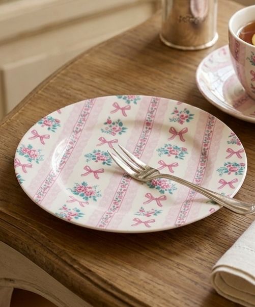 PIATTINO DOLCE RIBBON D 19CM ISABELLE ROSE