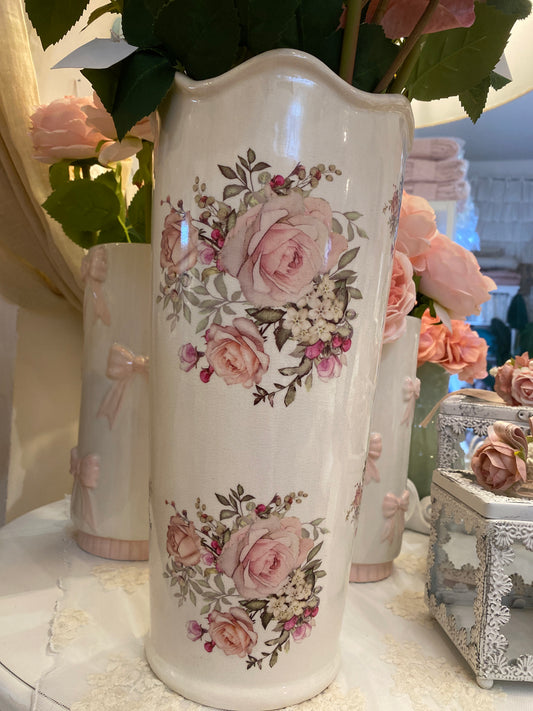 Vaso in ceramica decorato misura misura 36x15