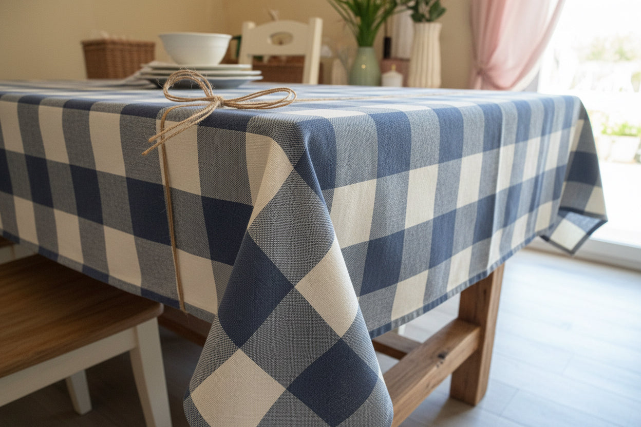 Tovaglia cerata Blanc mariclo’ misura 150x240￼