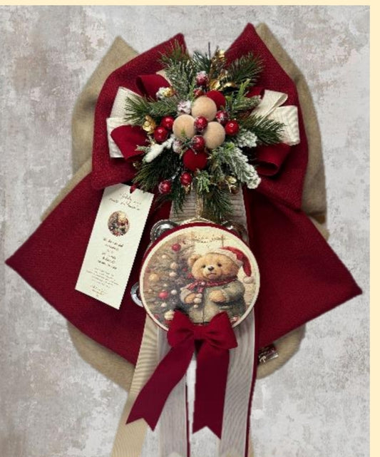 Fiocco Madame fiocco' doppio fiocco con tamburella misura 40*50