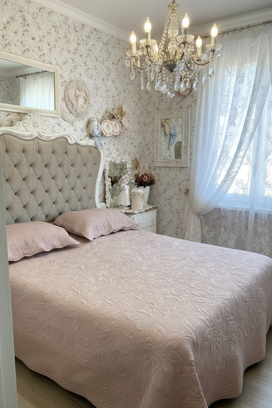 Boutis matrimoniale atelier 17 modello Versailles misura 260x260