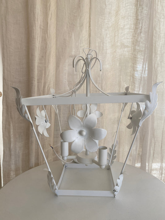 Lampadario lanterna modello fiore 3 luci misura 40x36