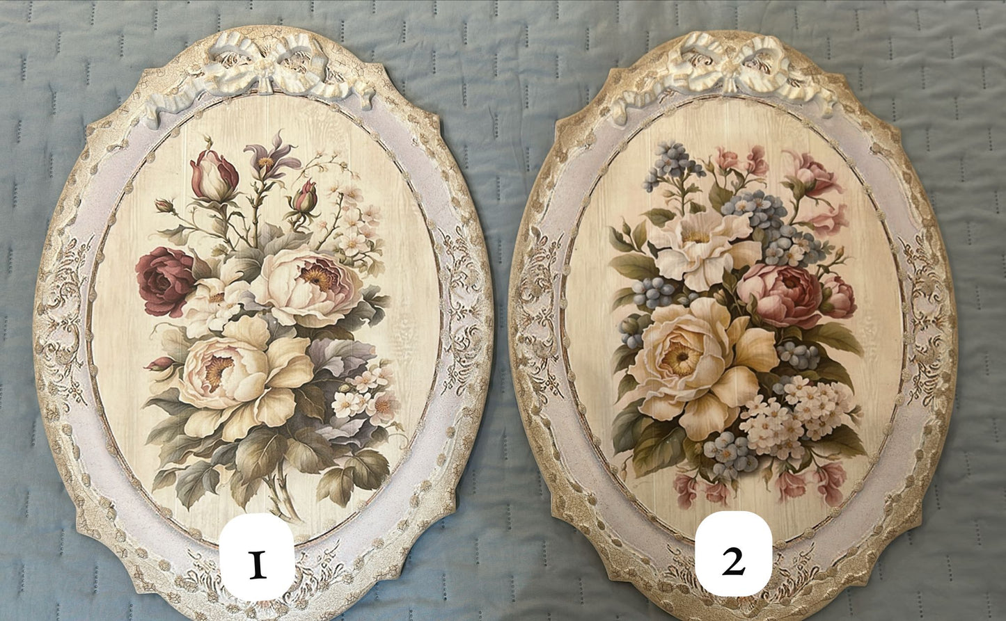 QUADRO OVALE CON FREGIO