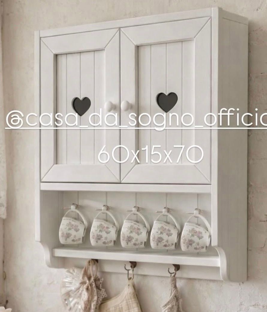 CREDENZINA IN LEGNO ARTIGIANALE
