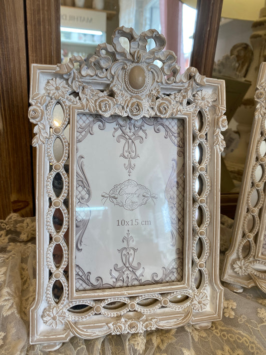 CORNICE CON FIOCCO IN RESINA MISURA 25x16