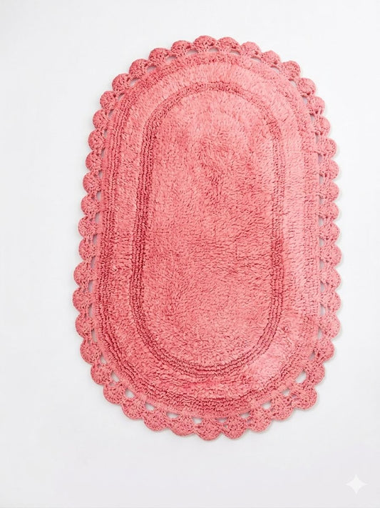 Atelier 17 tappeto ovalino rosa